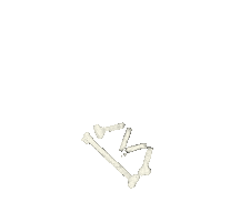 bones characters Sticker by Peter Bjorn and John