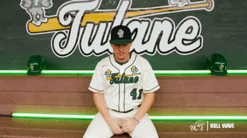 College Baseball Kyle GIF by GreenWave