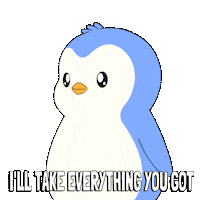 Give Credit Card Sticker by Pudgy Penguins