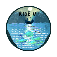Sticker by RISE UP for the Ocean