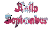 Hallo September 1 Sticker