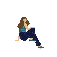 Sport Sitting Sticker