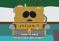 eric cartman robot GIF by South Park 