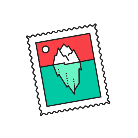 Stamp Sticker by Sled Island