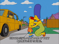 happy bart simpson GIF