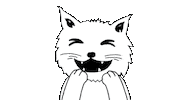 Happy Cat Sticker by The Dodo