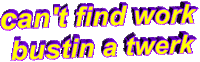 pink work Sticker by AnimatedText