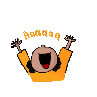 rehnaabdulkareem excited screaming tgif paper planes Sticker