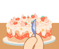 Happy Birthday Cat Sticker