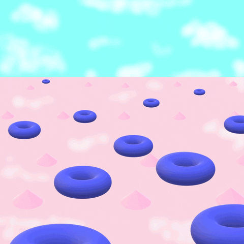 frumpygifs giphyupload pink mood donuts GIF