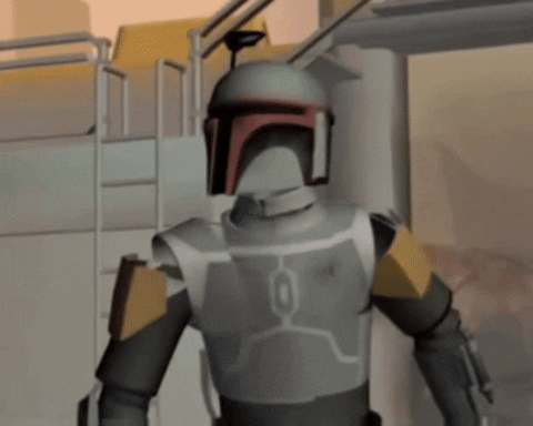 TheIronWolf starwars boba fett bobafett GIF