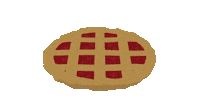 Cherry Pie 3D Sticker