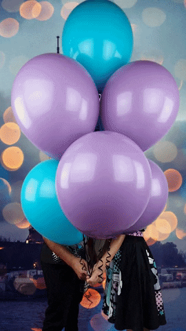Nirballoons giphyupload surprise balloon balloons GIF