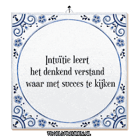 Humor Focus Sticker by Tegelspreuken.nl