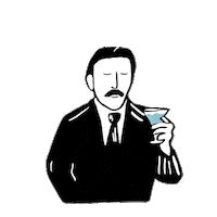 Vintage Cheers Sticker by Tesla Šljivo