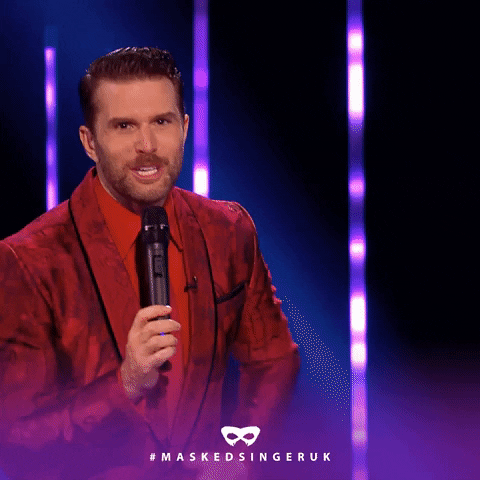 Point Comedian GIF by The Masked Singer UK & The Masked Dancer UK