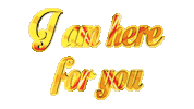 I Am Here For You Love Sticker by OpticalArtInc.