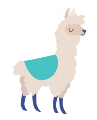 Llama Sticker by MYIDBOX