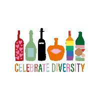 Rainbow Diversity Sticker