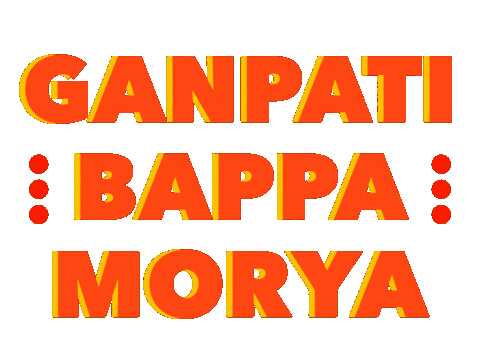 Vinayaka Chaturthi Mumbai Sticker by Sonamm
