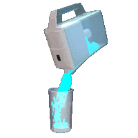 3D Water Sticker by jjjjjohn