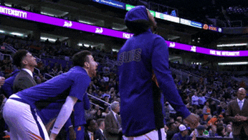 Lets Go Reaction GIF by NBA