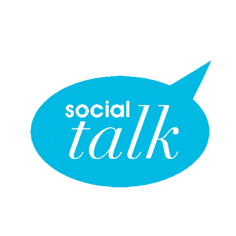 socialtalknow giphyupload logo digitalmarketing speechbubble Sticker