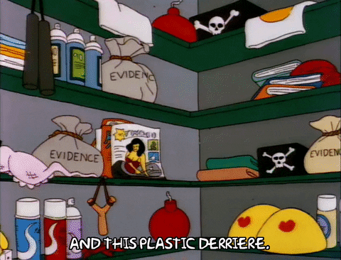Grabbing Season 3 GIF by The Simpsons