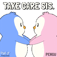 I Love You Hug Sticker by Pudgy Penguins
