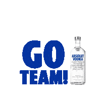 go team Sticker by Absolut Vodka
