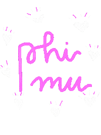 Phi Mu Sorority Sticker