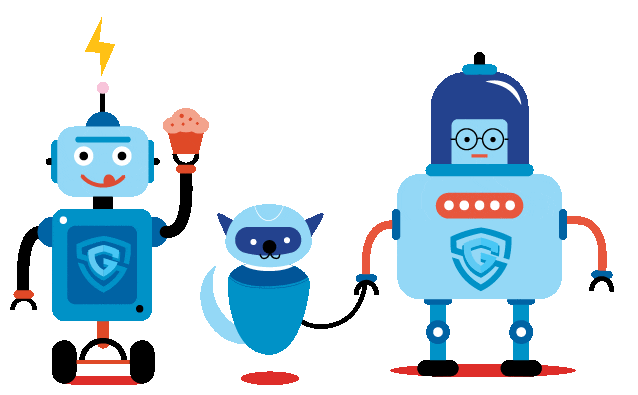 Friends Coding Sticker by The Geek Academy