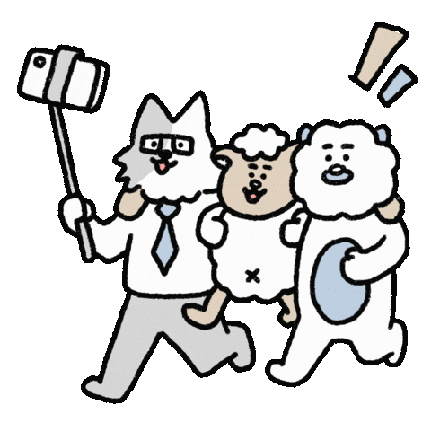 Happy Walk Sticker by FATZOO