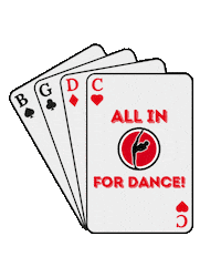 Poker Bgdc Sticker by Breaking Ground Dance Center