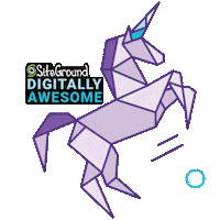 Unicorn Sticker by SiteGround