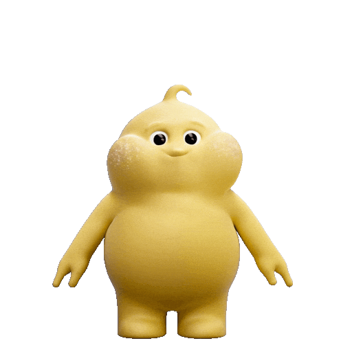 Give Up Sticker by Butter baby