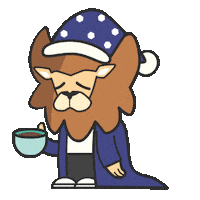 Sleepy Good Morning Sticker by Loaded Lions