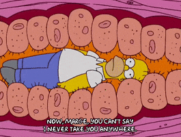 scared homer simpson GIF