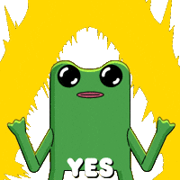 Lets Go Yes GIF by fwogs