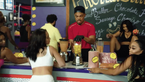 Gym Bar GIF by Chance The Rapper