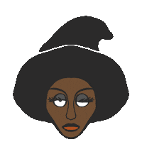 Halloween Witch Sticker