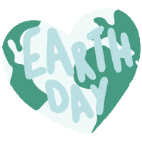 Heart Earth Day Sticker by Beauty by Earth
