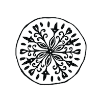 Folk Art Scandi Sticker by Fettle & Fire