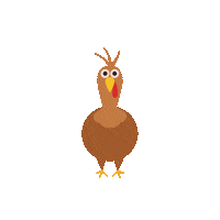 Thanksgiving Turkey Sticker
