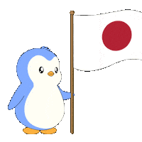 Japan Penguin Sticker by Pudgy Penguins