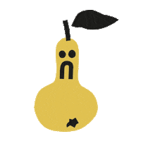 Sad Pear Sticker by Pan tu nie stał