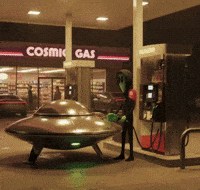 Fuel Up Gas Station GIF by Lonely Aliens
