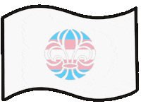 Flag Sticker by Scouterna