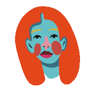 lenypony girl illustration woman face Sticker