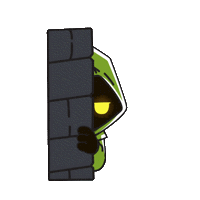 Suspicious Around The Corner Sticker by Hooja